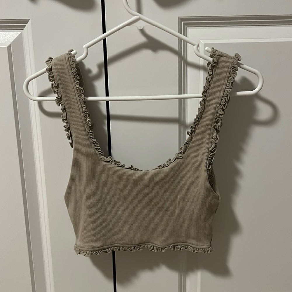 Green tank top